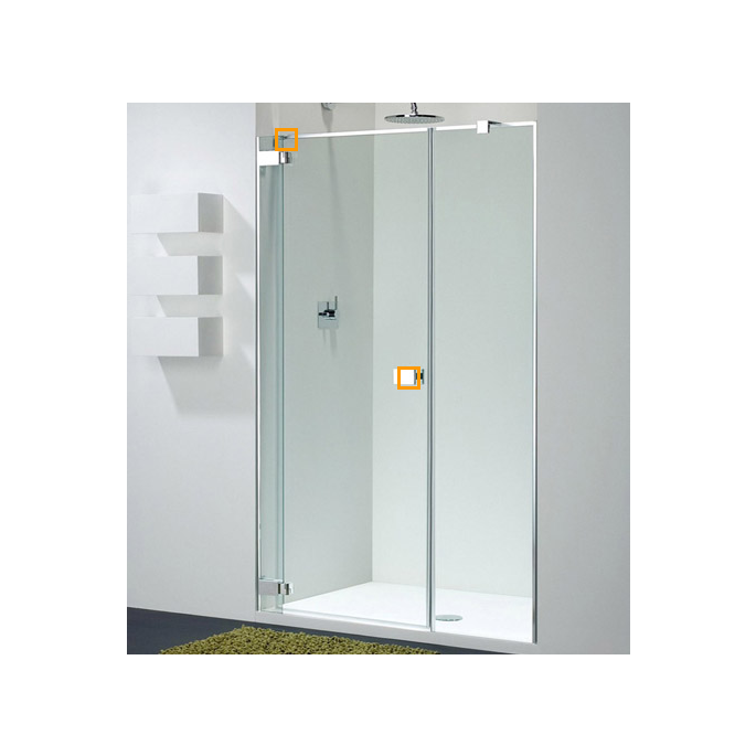 Provex E-Lite 1242SA05F Abdeckkappen Scharniere chrom