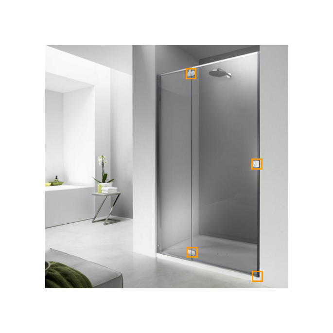 Provex Flat 1330SA05F onderdorpelset chroom