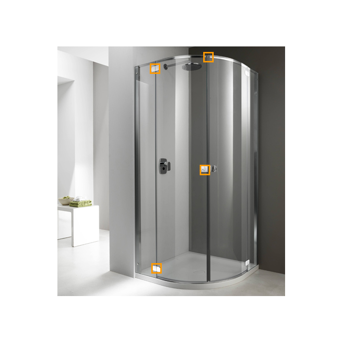 Provex Flat 1325SA07F afdekkappen profielen transparant