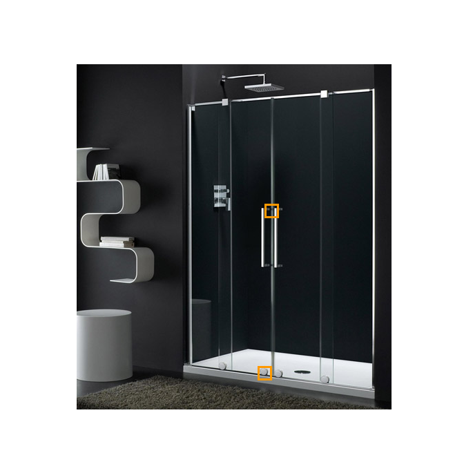 Provex S-Lite 1270SA00F Entwässerungsstreifen, transparent, für Glasdicke 6mm