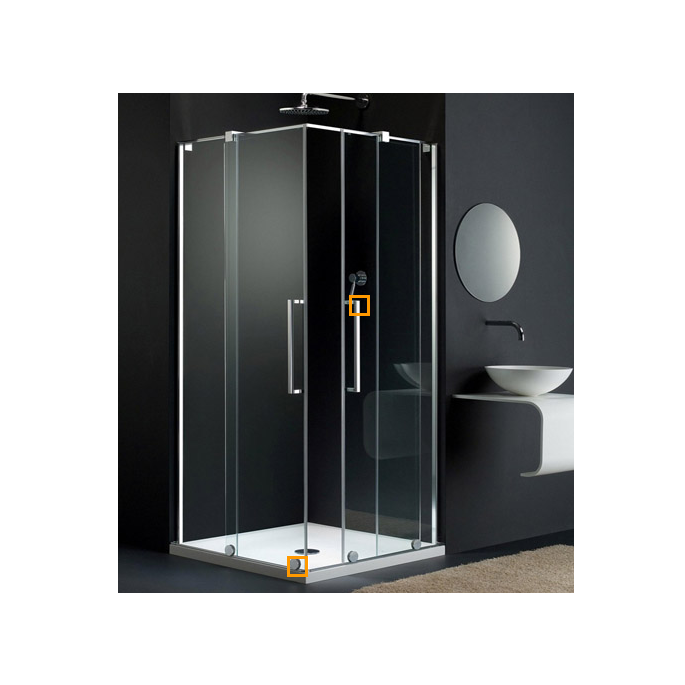 Provex S-Lite 0336BG05F roller compleet chroom (1 st)