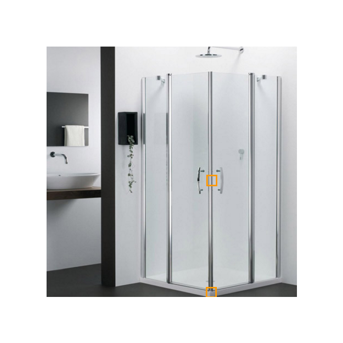 Provex 1201SA00F+ afwateringsstrip 120cm, 18mm hoog, transparant, voor glasdikte 6mm