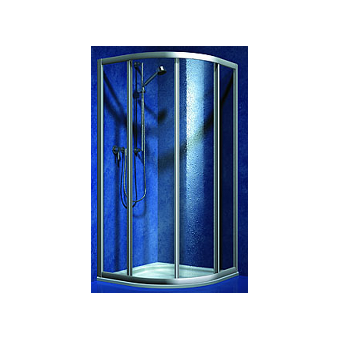 Sphinx 300 S8L41983 complete strip set for corner shower 2-piece with sliding doors and quarter round with sliding doors