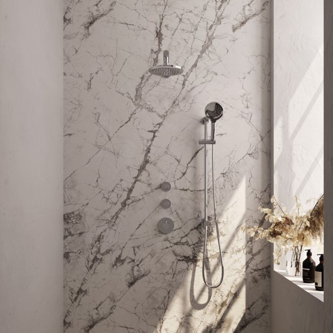 Brauer Carving 5-CE-115 thermostatic flush-mounted rain shower SET 19 chrome