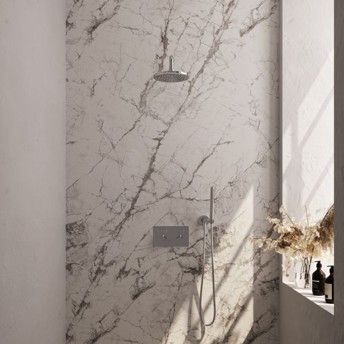 Brauer Edition 5-CE-162 thermostatische inbouw regendouche met drukknoppen SET 51 chroom