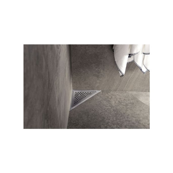 Easy Drain Aqua Plus Delta AQUA+DEMSI6 shower drain 24x24cm side spout