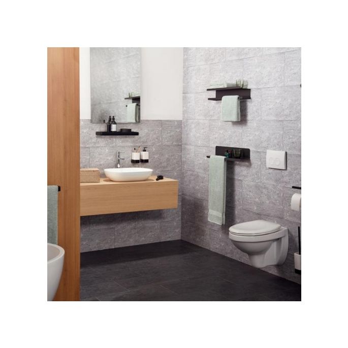 Haceka Aline 1208644 zeepdispenser wit keramiek/ mat zwart