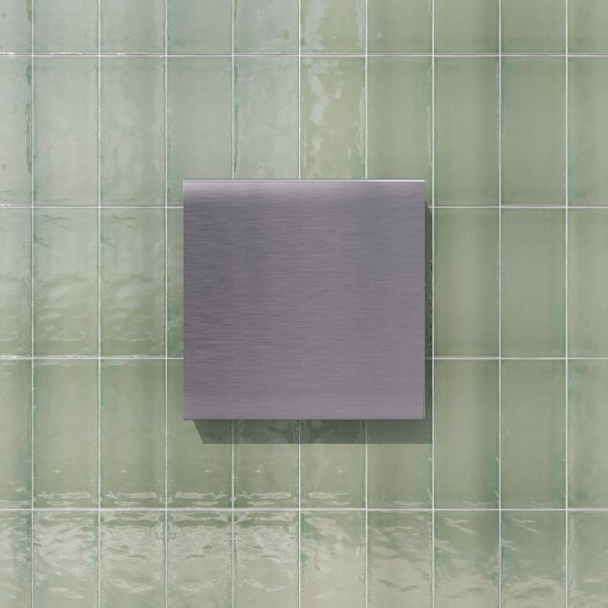 Brauer 5-NG-227 Aufbaunische mit verdeckter Ablage Edelstahl gebürstet pvd