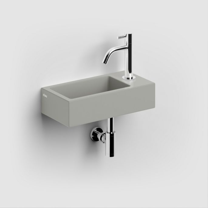 Clou Flush 3 CL0332030 keramiek fontein 36cm mat grijs