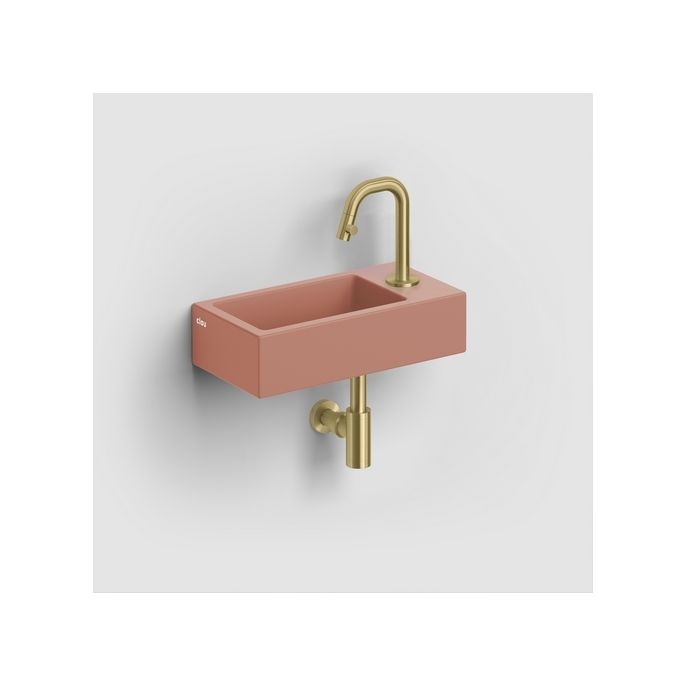 Clou Flush 3 CL0340030 Keramik Handwaschbecken 36cm matt rosa