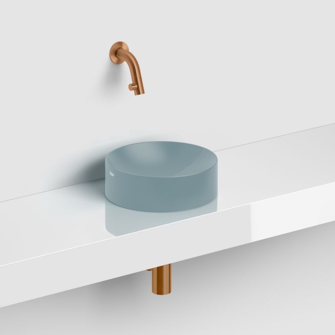 Clou Vale CL0338164 fountain 22cm matte blue ceramic