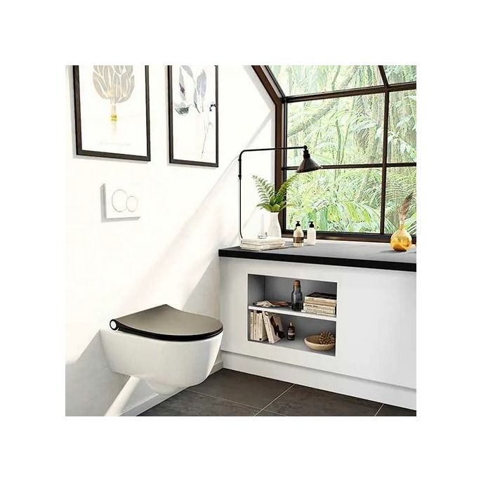 Pressalit Sway D 934000-BL6999 toiletzitting met deksel wit (OUTLET)