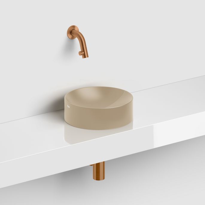 Clou Vale CL0334164 fontein 22cm mat mosterd keramiek