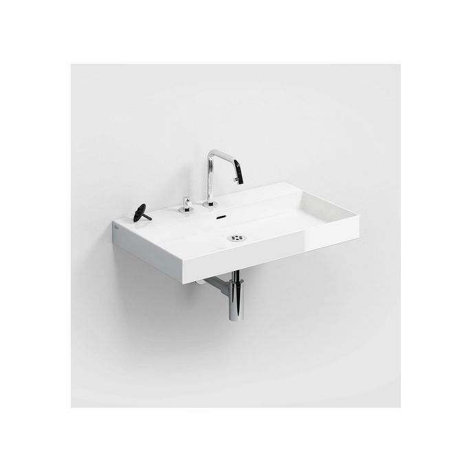 Clou New Wash Me CL0201432 wastafel 70x42cm glanzend wit keramiek