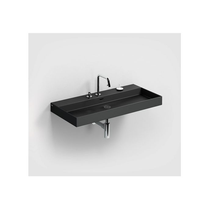 Clou New Wash Me CL0230434 wastafel 90x42cm mat zwart keramiek