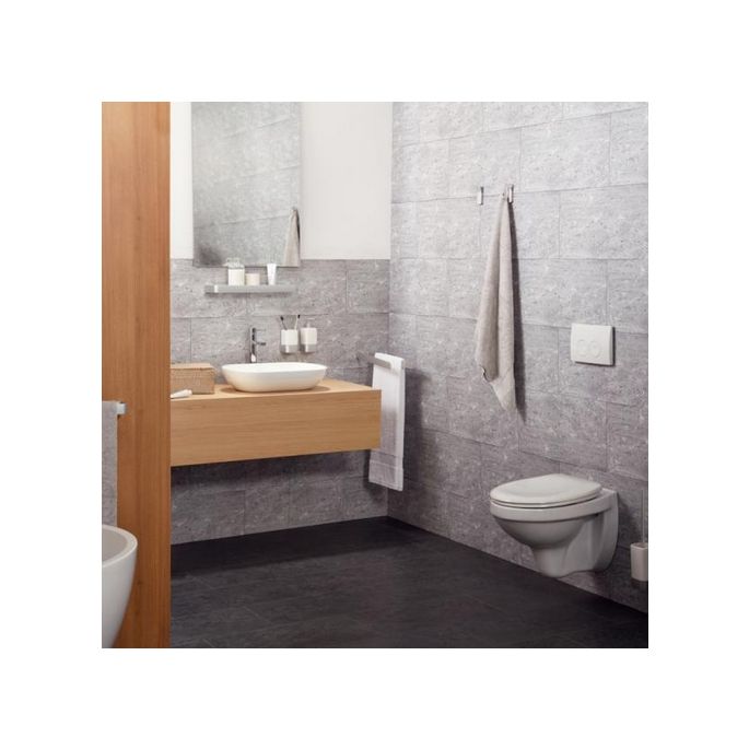 Haceka Aline 1208593 zeepdispenser wit keramiek/ geborsteld aluminium