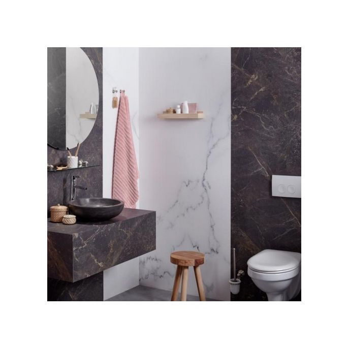 Haceka Allure 1208630 Toilettenpapierhalter mit Klappe Edelstahl gebürstet