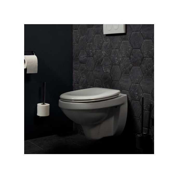 Haceka Ixi 1208510 toilet roll holder matte black