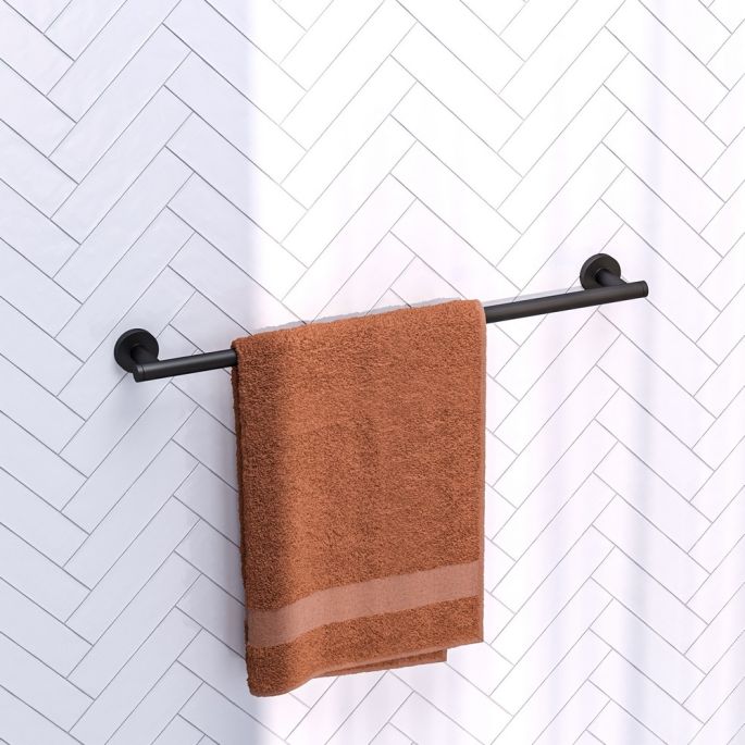 Brauer 5-S-220 towel rail 60cm matte black