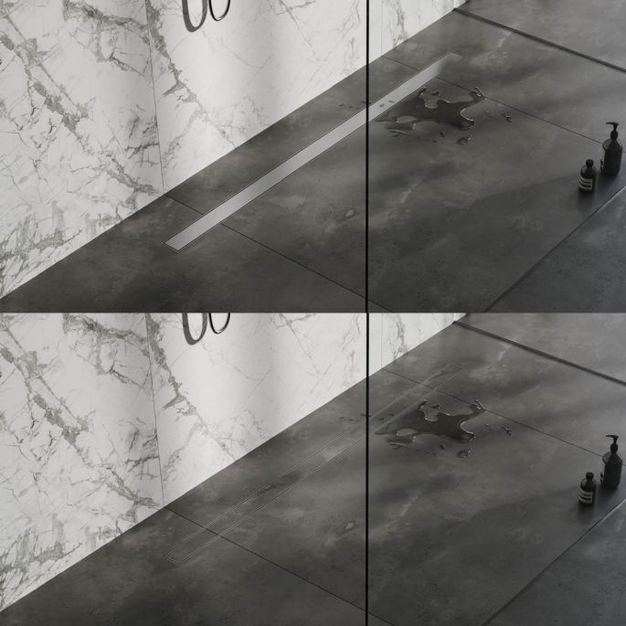 Brauer DR-LOSMR140NG lose Multifunktions Abdeckung 7 x 140cm Edelstahl gebürstet