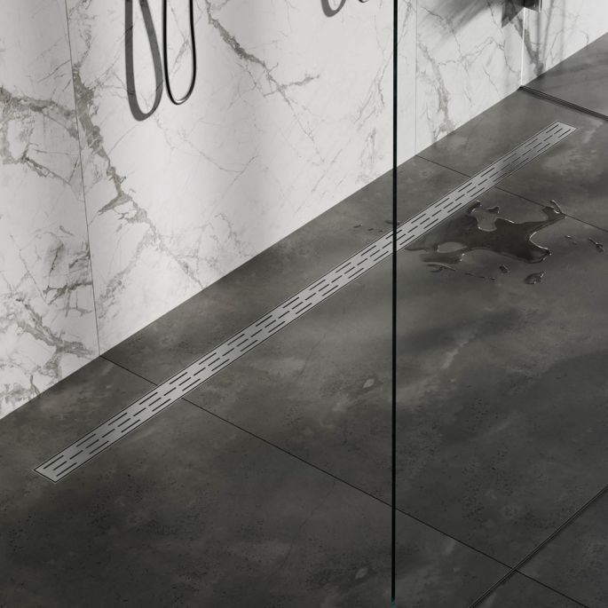 Brauer DR-LOSSR180NG los standaard rooster 7 x 180cm RVS geborsteld