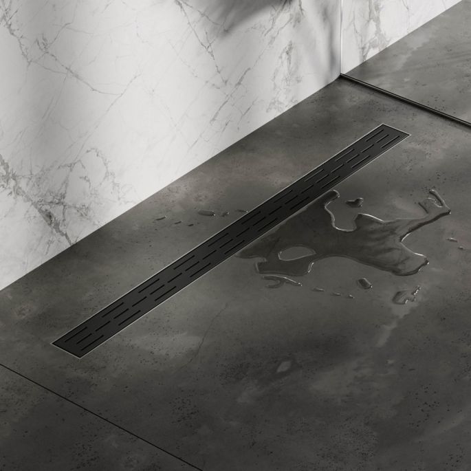 Brauer DR-LOSSR90S los standaard rooster 7 x 90cm mat zwart