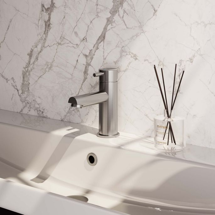 Brauer Edition 5-NG-001-HD5 lage opbouw wastafelmengkraan model B RVS geborsteld PVD