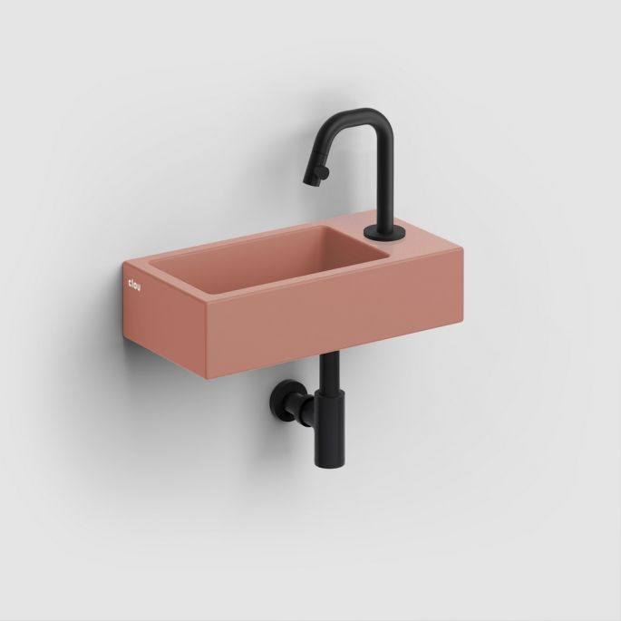 Clou Flush 3 CL0340030 Keramik Handwaschbecken 36cm matt rosa