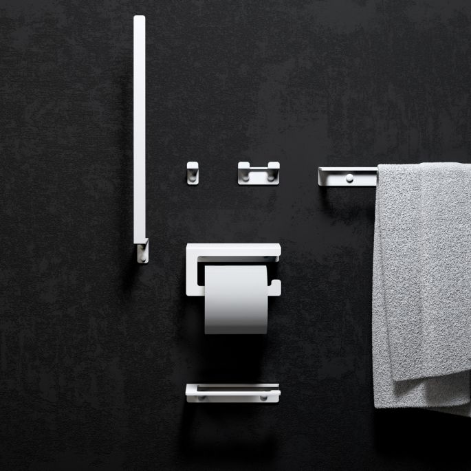 Clou Fold CL090403020 toilet roll holder matte white