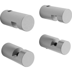 Clou Hold Me CL080100141 spiegelklemmen (4 stuks) RVS geborsteld
