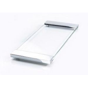 Decor Walther 0848702 TAB 34 schaal/ tray 34x12cm helder glas/ chroom