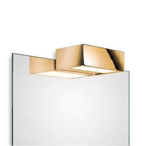 Decor Walther 0420120 BOX 1-15 N LED clip-on light for mirror dimmable 15x10cm Gold