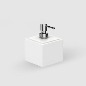 Decor Walther Brownie 0937150 BROWNIE SSP soap dispenser freestanding artificial leather white