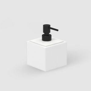 Decor Walther Brownie 0937250 BROWNIE SSP soap dispenser freestanding artificial leather white