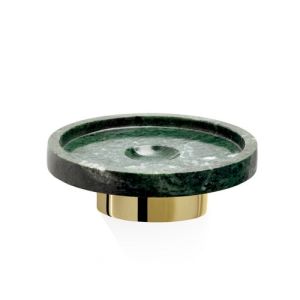 Decor Walther Century 0587082 CENTURY STS zeephouder groen marmer/ mat goud