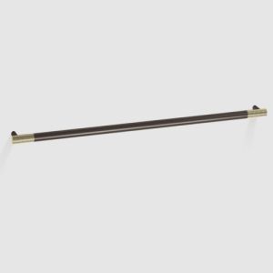 Decor Walther Club 0855641 CLUB HTE80 Handtuchstange 80 cm Mattengold und Dunkelbronze