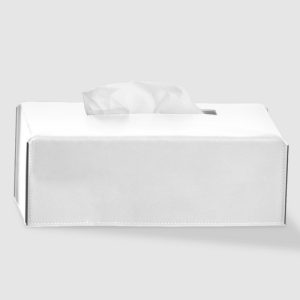 Decor Walther Nappa 0938050 NAPPA KB tissue box genuine leather snow white