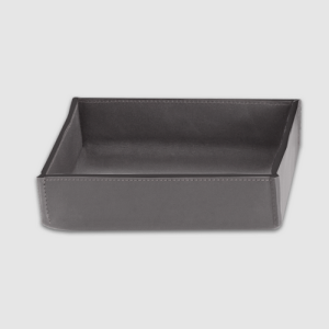 Decor Walther Nappa 0938393 NAPPA TAB S multi-purpose box without lid genuine leather smokey grey