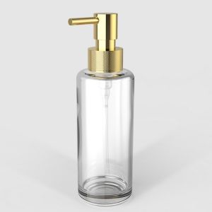 Decor Walther Porter 0863020 TT PORTER soap dispenser clear glass gold