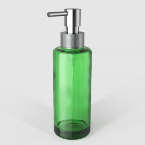 Decor Walther Porter 0863200 TT PORTER soap dispenser green glass chrome
