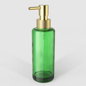 Decor Walther Porter 0863220 TT PORTER soap dispenser green glass gold