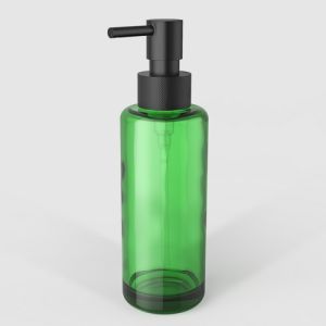 Decor Walther Porter 0863260 TT PORTER soap dispenser green glass matt black
