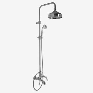 Fima Carlo Frattini Herend Chic F54042CBR badkraan opbouw 2-greeps met doucheset brons