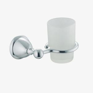 Fima Carlo Frattini Style F60431CR glashouder wit gesatineerd glas/ chroom
