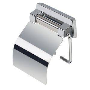 Geesa Standard 5144 toiletrolhouder met deksel chroom (OUTLET)