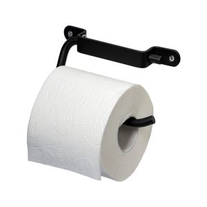 Haceka Ixi 1208510 Toilettenpapierhalter Matt Schwarz