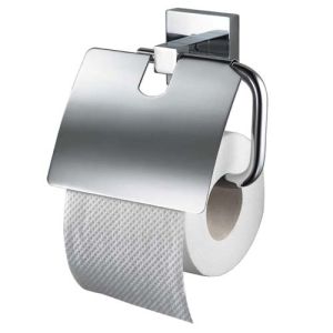 Haceka Mezzo chrome 1125570 toilet paper holder with flap chrome