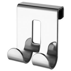 Haceka Selection 1208729 double hook stainless steel polished
