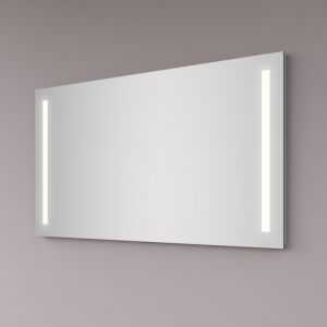 Hipp Design SPV 8010 spiegel 80x60cm met 2 verticale LED banen en spiegelverwarming