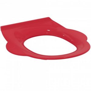 Ideal Standard Contour 21 Schools S4542GQ toilet seat without lid red